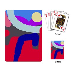 Crazy Abstraction Playing Card by Valentinaart