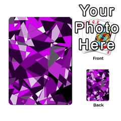 Purple Broken Glass Multi-purpose Cards (rectangle)  by Valentinaart