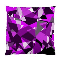 Purple Broken Glass Standard Cushion Case (one Side) by Valentinaart