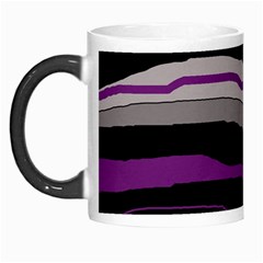 Purple And Gray Decorative Design Morph Mugs by Valentinaart