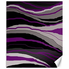 Purple And Gray Decorative Design Canvas 20  X 24   by Valentinaart