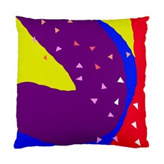 Optimistic Abstraction Standard Cushion Case (one Side) by Valentinaart