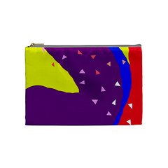 Optimistic Abstraction Cosmetic Bag (medium)  by Valentinaart