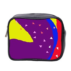 Optimistic Abstraction Mini Toiletries Bag 2-side by Valentinaart