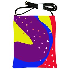 Optimistic Abstraction Shoulder Sling Bags by Valentinaart