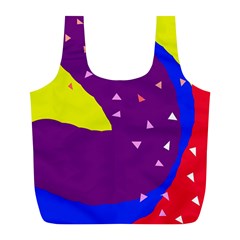 Optimistic Abstraction Full Print Recycle Bags (l)  by Valentinaart