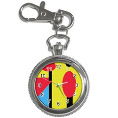 Abstract Landscape Key Chain Watches by Valentinaart