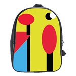 Abstract landscape School Bags(Large)  Front