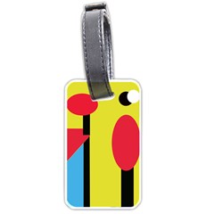 Abstract Landscape Luggage Tags (one Side)  by Valentinaart