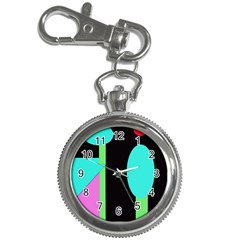 Abstract Landscape Key Chain Watches by Valentinaart