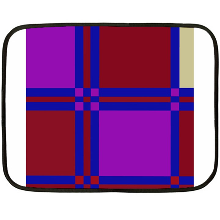 Deorative design Double Sided Fleece Blanket (Mini) 