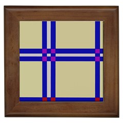 Elegant Lines Framed Tiles by Valentinaart