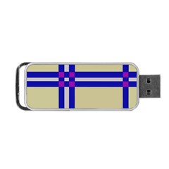 Elegant Lines Portable Usb Flash (one Side) by Valentinaart