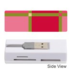 Red and green Memory Card Reader (Stick)  Front