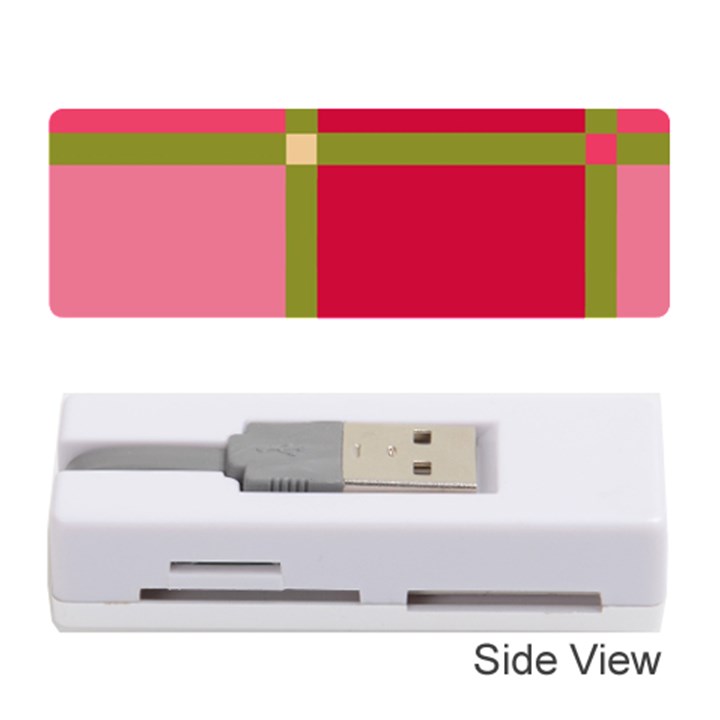 Red and green Memory Card Reader (Stick) 