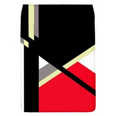 Red And Black Abstraction Flap Covers (s)  by Valentinaart