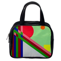 Decorative Abstraction Classic Handbags (one Side) by Valentinaart