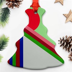 Decorative Abstraction Christmas Tree Ornament (2 Sides) by Valentinaart