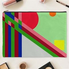 Decorative Abstraction Cosmetic Bag (xxxl)  by Valentinaart