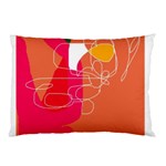 Orange abstraction Pillow Case (Two Sides) Back