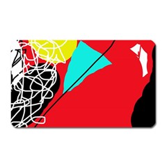 Colorful Abstraction Magnet (rectangular) by Valentinaart