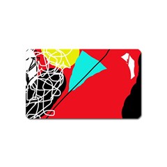 Colorful Abstraction Magnet (name Card) by Valentinaart