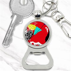 Colorful Abstraction Bottle Opener Key Chains by Valentinaart