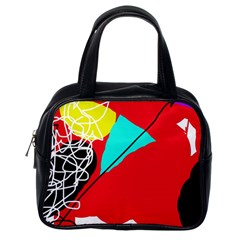 Colorful Abstraction Classic Handbags (one Side)