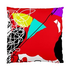 Colorful Abstraction Standard Cushion Case (two Sides) by Valentinaart