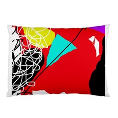 Colorful Abstraction Pillow Case by Valentinaart