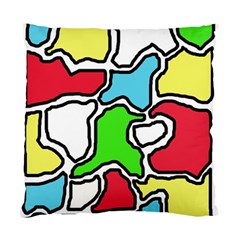 Colorful Abtraction Standard Cushion Case (one Side) by Valentinaart