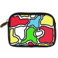 Colorful Abtraction Digital Camera Cases by Valentinaart