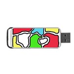 Colorful abtraction Portable USB Flash (Two Sides) Front