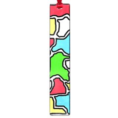 Colorful Abtraction Large Book Marks by Valentinaart