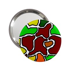 Africa Abstraction 2 25  Handbag Mirrors by Valentinaart