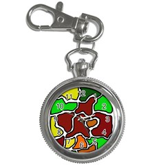 Africa Abstraction Key Chain Watches by Valentinaart