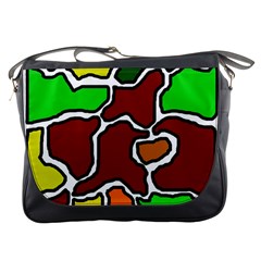 Africa Abstraction Messenger Bags by Valentinaart