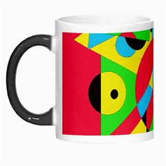 Colorful Geometrical Abstraction Morph Mugs by Valentinaart