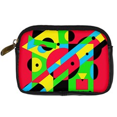 Colorful Geometrical Abstraction Digital Camera Cases by Valentinaart