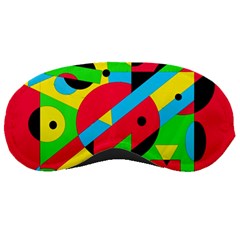 Colorful Geometrical Abstraction Sleeping Masks by Valentinaart