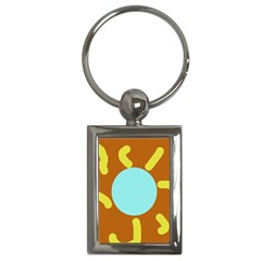 Abstract Sun Key Chains (rectangle) 