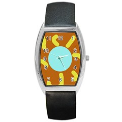 Abstract Sun Barrel Style Metal Watch by Valentinaart