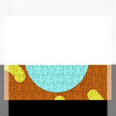 Abstract Sun Rectangular Jigsaw Puzzl by Valentinaart