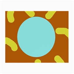 Abstract Sun Small Glasses Cloth by Valentinaart