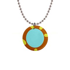 Abstract Sun Button Necklaces by Valentinaart