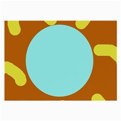 Abstract Sun Large Glasses Cloth by Valentinaart