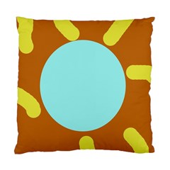 Abstract Sun Standard Cushion Case (two Sides) by Valentinaart