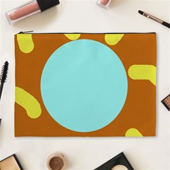 Abstract Sun Cosmetic Bag (xl) by Valentinaart