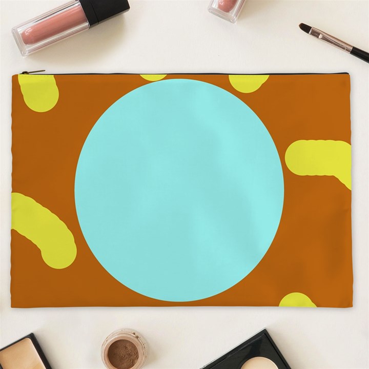 Abstract sun Cosmetic Bag (XXL) 