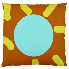 Abstract Sun Standard Flano Cushion Case (two Sides) by Valentinaart